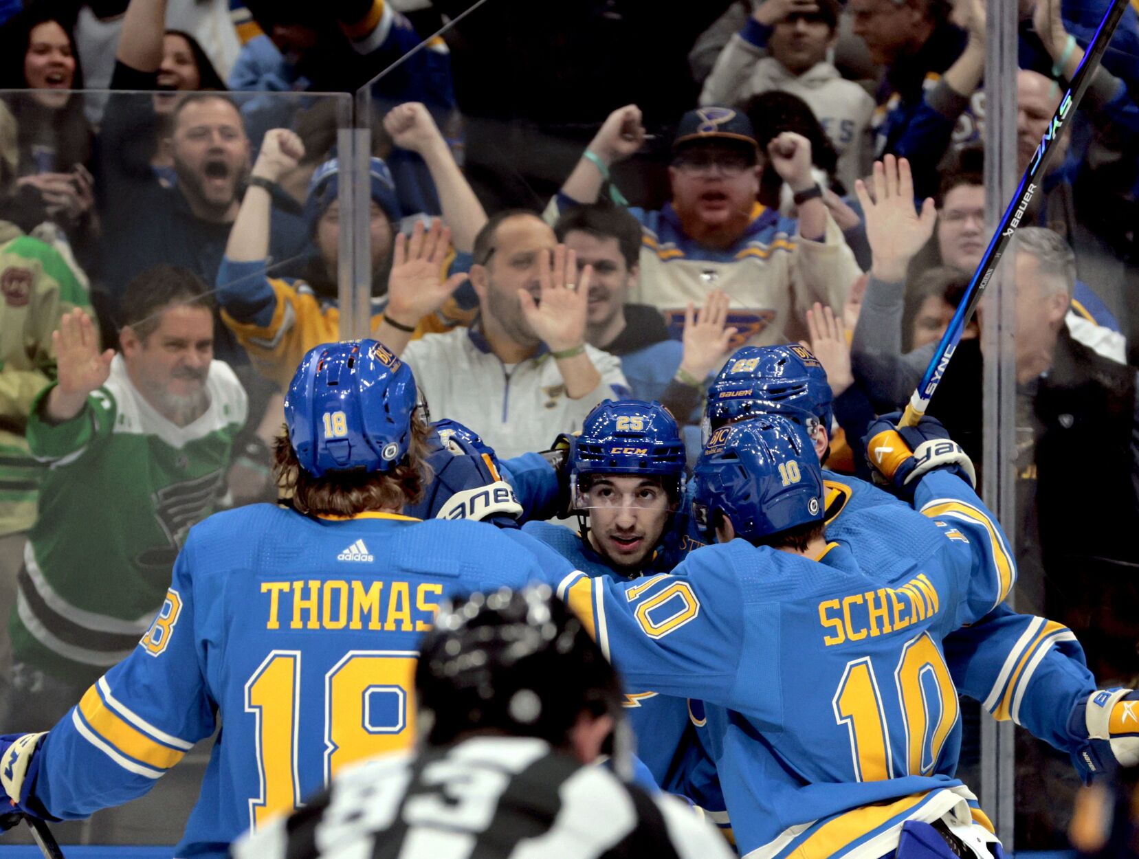 Blues take on Nashville Predators at Enterprise